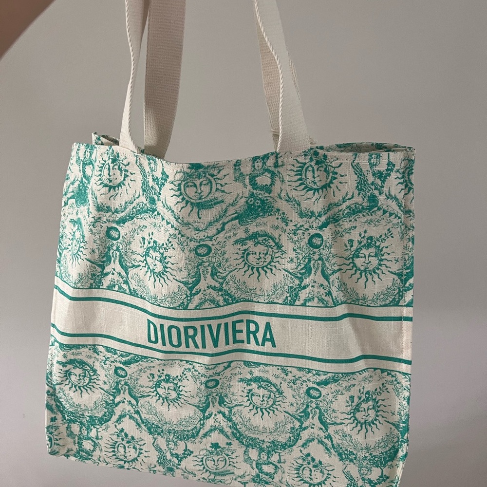 Christian Dior Dioriviera tote beach bag